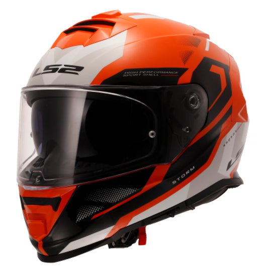 LS2 FF800 STORM KRONOS ORANGE WHITE