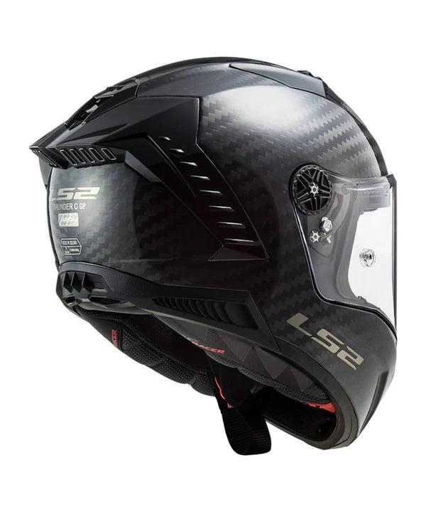 LS2 FF805 THUNDER CARBON GP SOLID GLOSS (FIM Certified)