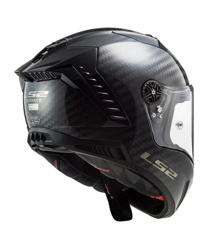 LS2 FF805 THUNDER CARBON GP SOLID GLOSS (FIM Certified)