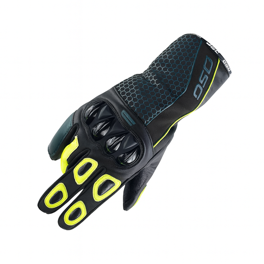 DSG Hydro V2 RIDING GLOVES BLACK YELLOW FLUO