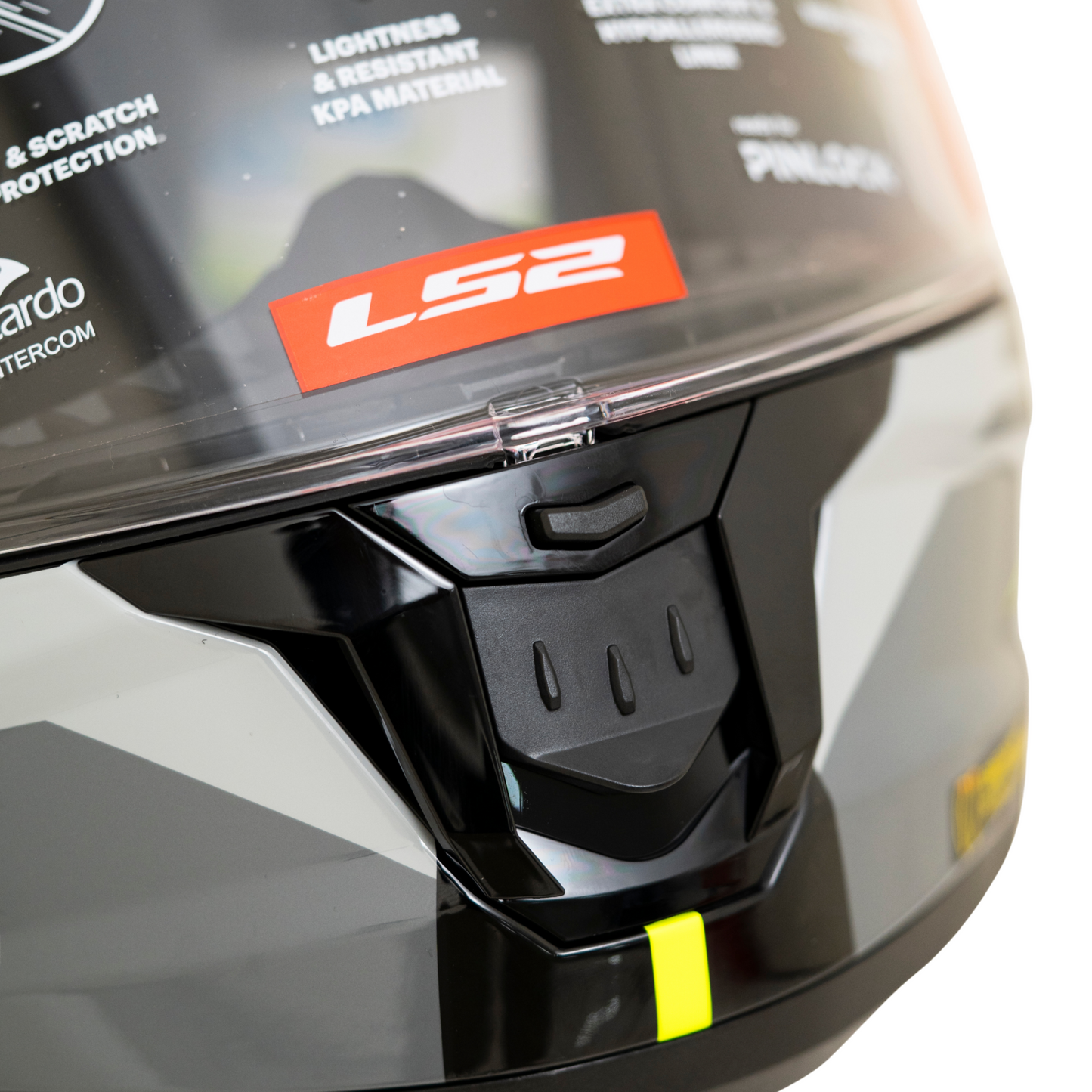 LS2 FF320 STREAM II METEOR BLACK YELLOW
