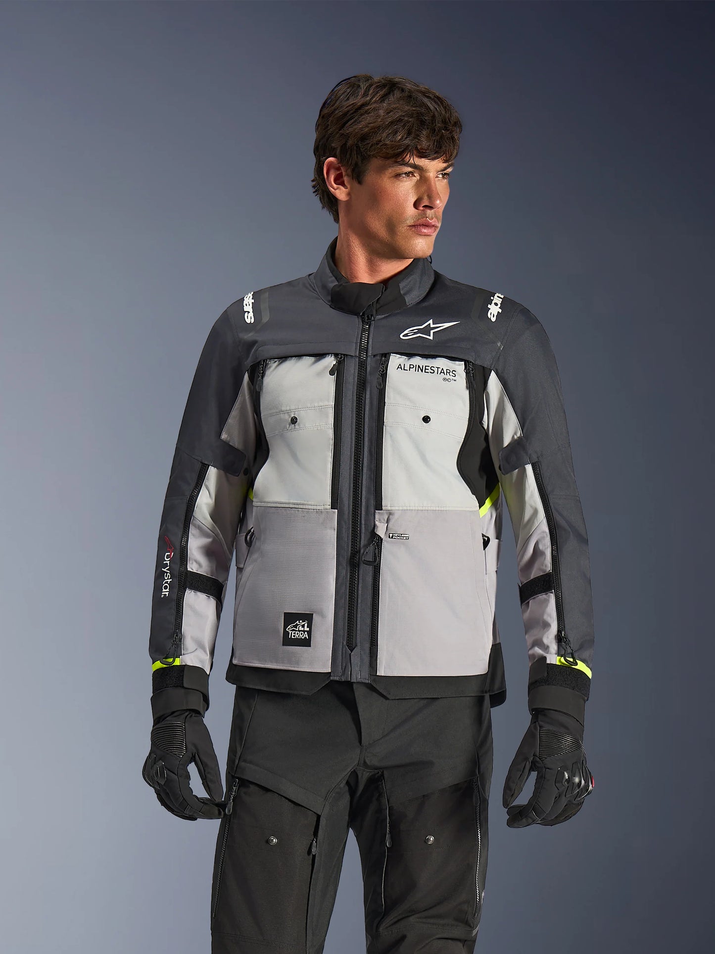 ALPINESTARS  CUSCO DRYSTAR® JACKET-ICE GREY/MID GREY/EEP GREY