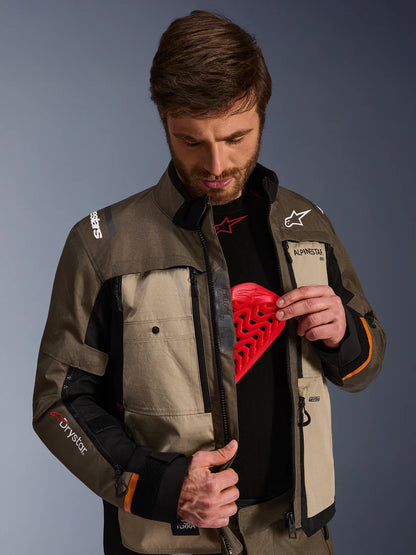 ALPINESTARS  CUSCO DRYSTAR® JACKET-WALNUT/ALUMINIUM/BLACK