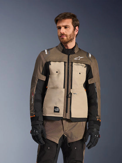 ALPINESTARS  CUSCO DRYSTAR® JACKET-WALNUT/ALUMINIUM/BLACK