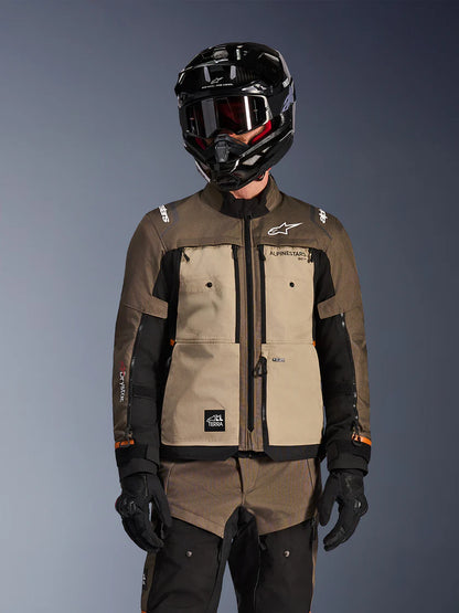 ALPINESTARS  CUSCO DRYSTAR® JACKET-WALNUT/ALUMINIUM/BLACK