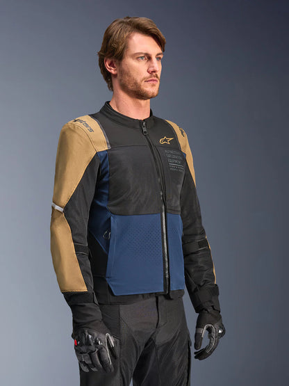 ALPINESTARS ST-2 AIR JACKET-DEEP BLUE/DARK KHAKI/BLACK