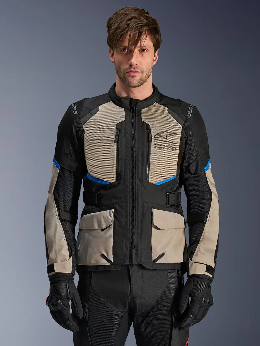 ALPINESTARS ANDES AIR DRYSTAR® JACKET-BLACK/LAUREL/BRIGHT BLUE