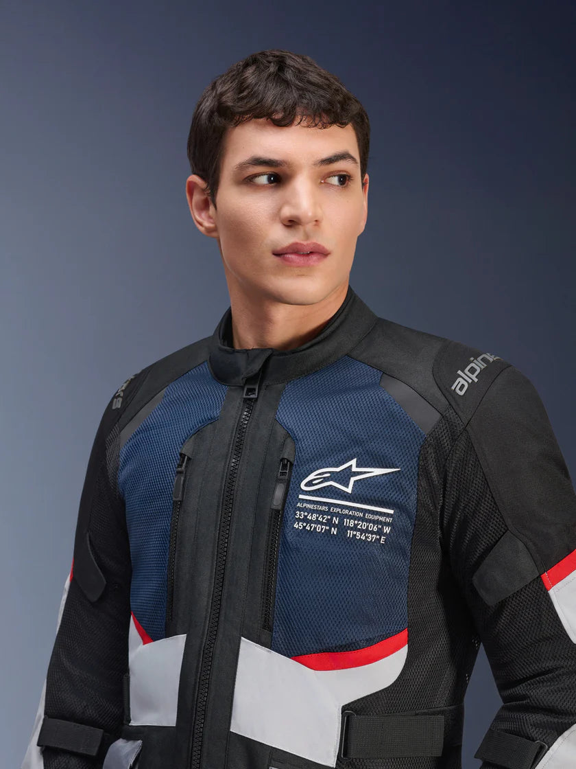 ALPINESTARS ANDES AIR DRYSTAR® JACKET-DEEP BLUE/BLACK/ICE GREY