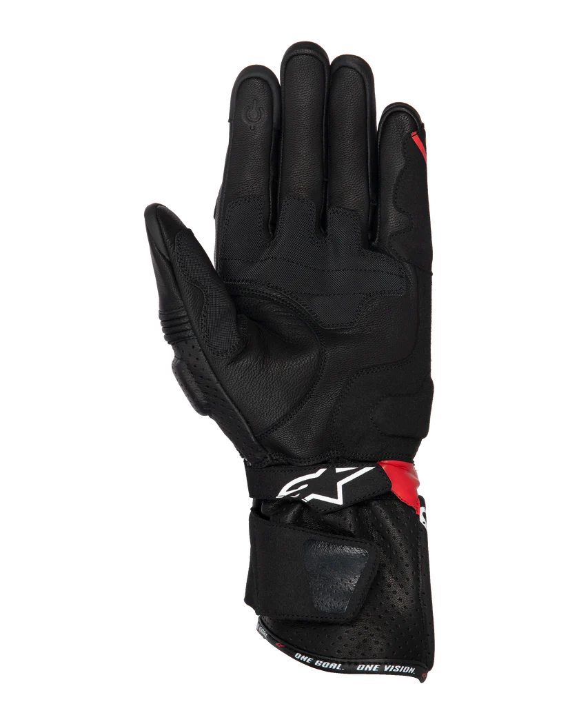ALPINESTAR SP-3 RACING/SPORT GLOVES BLACK/BRIGHT RED