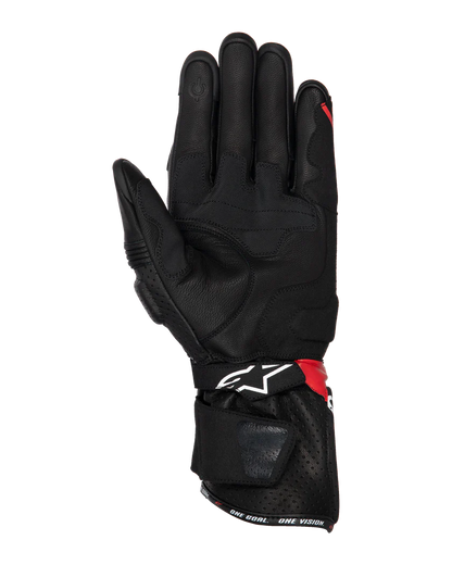 ALPINESTAR SP-3 RACING/SPORT GLOVES BLACK/BRIGHT RED