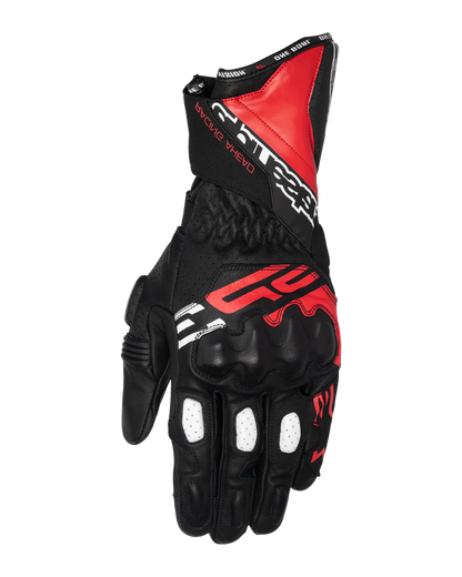 ALPINESTAR SP-3 RACING/SPORT GLOVES BLACK/BRIGHT RED