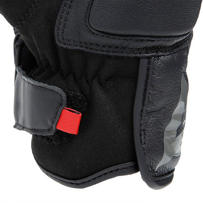DAINESE MIG 3 LEATHER GLOVES - BLACK/BLACK