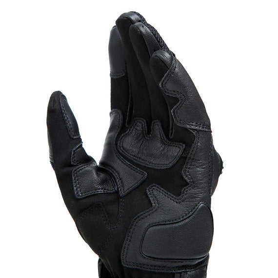 DAINESE MIG 3 LEATHER GLOVES - BLACK/BLACK