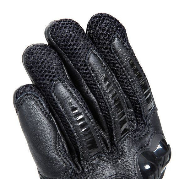 DAINESE MIG 3 LEATHER GLOVES - BLACK/BLACK