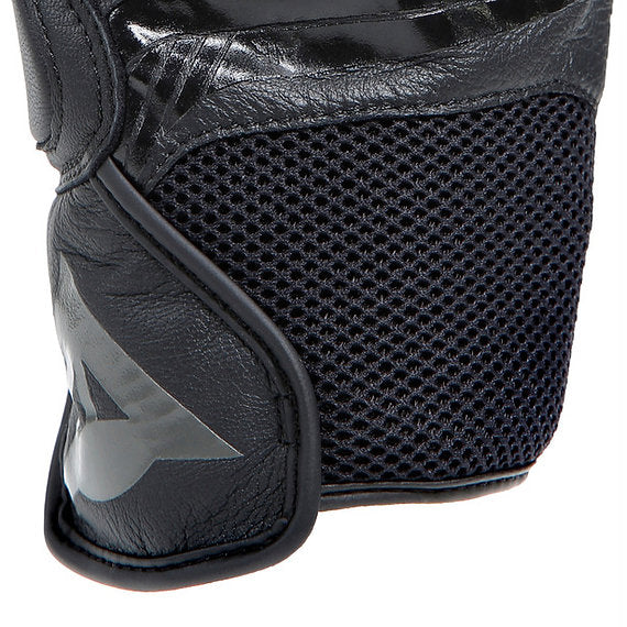 DAINESE MIG 3 LEATHER GLOVES - BLACK/BLACK