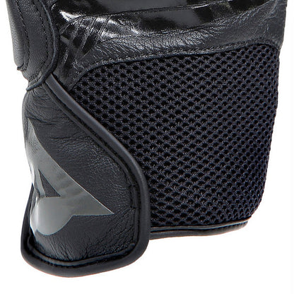 DAINESE MIG 3 LEATHER GLOVES - BLACK/BLACK