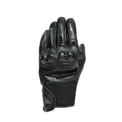 DAINESE MIG 3 LEATHER GLOVES - BLACK/BLACK
