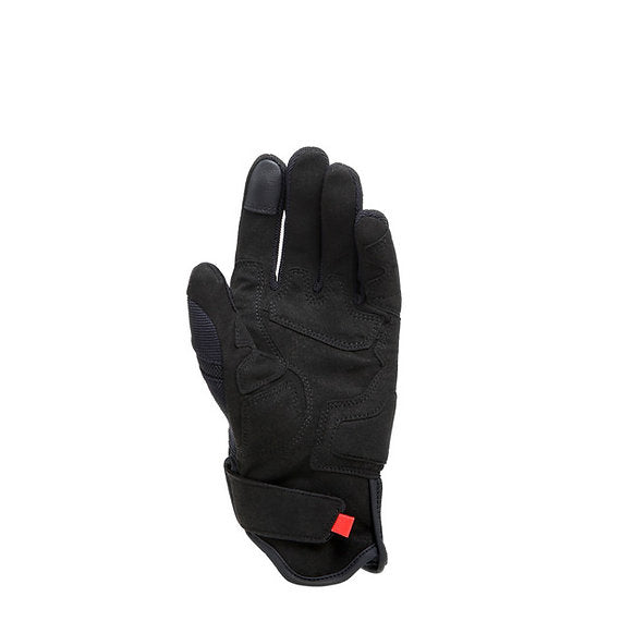 DAINESE MIG 3 AIR TEX GLOVES - BLACK/RED-FLUO