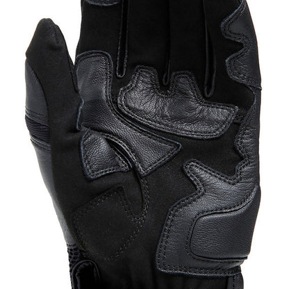 DAINESE MIG 3 LEATHER GLOVES - BLACK/BLACK