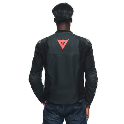 DAINESE SPORTIVA LEATHER JACKET – BLACK-MATT