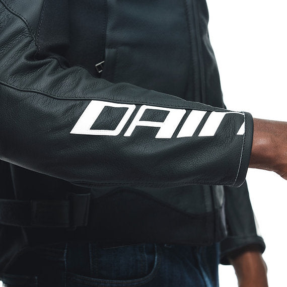 DAINESE SPORTIVA LEATHER JACKET – BLACK-MATT