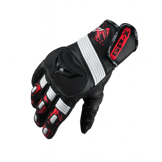 DSG GPX RIDING GLOVES BLACK RED