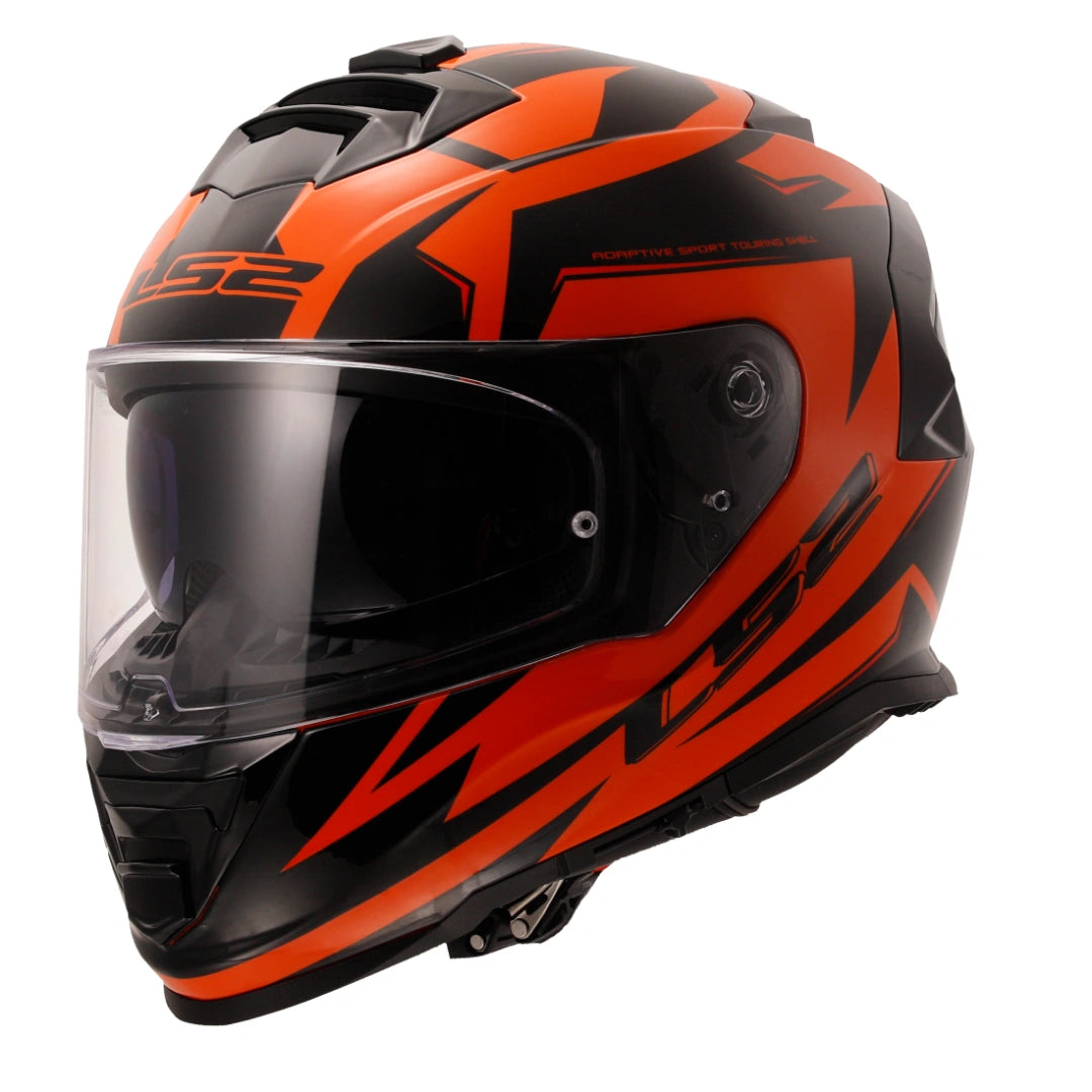 LS2 FF800 STORM II ATOMIK BLACK ORANGE