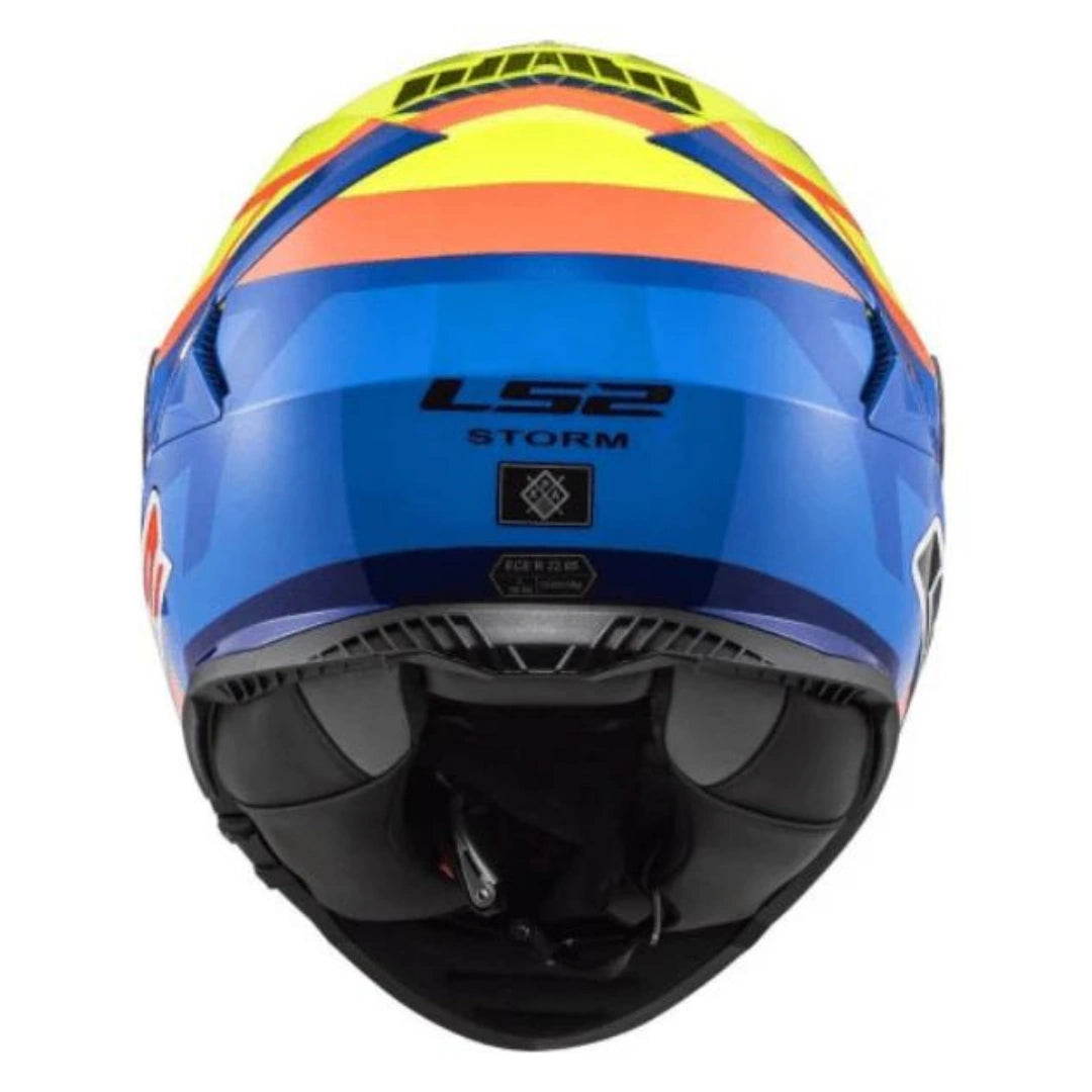 LS2 FF800 STORM II SALVADOR REPLICA BLUE H-V YELLOW