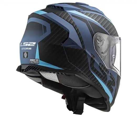 LS2 FF800 STORM II RACER BLUE TITANIUM