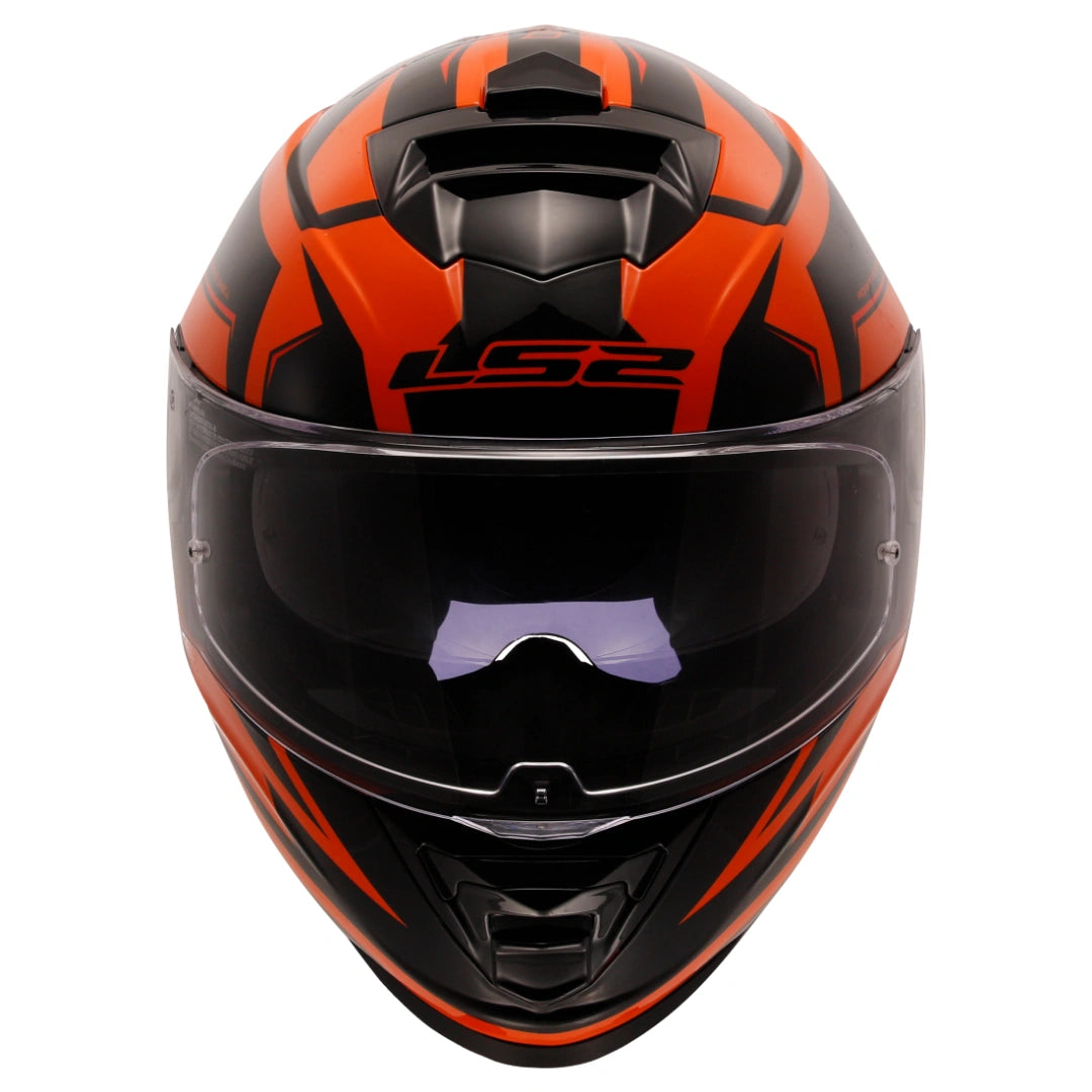 LS2 FF800 STORM II ATOMIK BLACK ORANGE