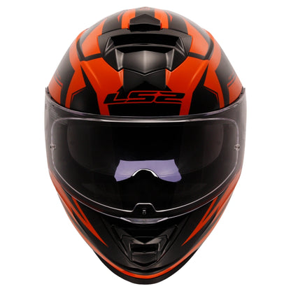 LS2 FF800 STORM II ATOMIK BLACK ORANGE