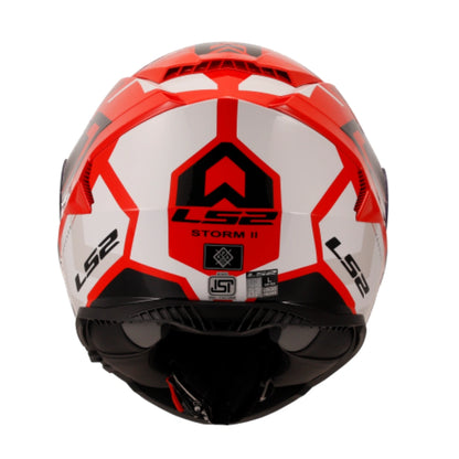 LS2 FF800 STORM II KRONOS RED WHITE