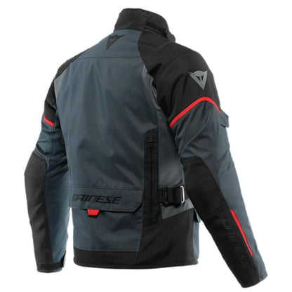 Dainese Tempest 3 D-Dry® Jacket-Ebony/Black/Lava-Red