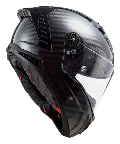 LS2 FF805 THUNDER CARBON GP SOLID GLOSS (FIM Certified)