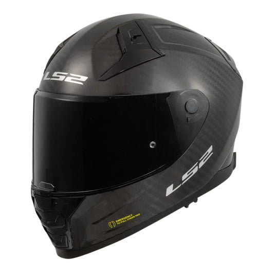 LS2 VECTOR II CARBON SOLID GLOSS FF811