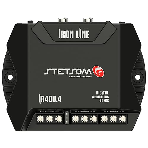 STETSOM IRON LINE 4 CHANNEL AMPLIFIER – IR 400.4