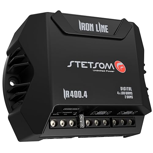 STETSOM IRON LINE 4 CHANNEL AMPLIFIER – IR 400.4