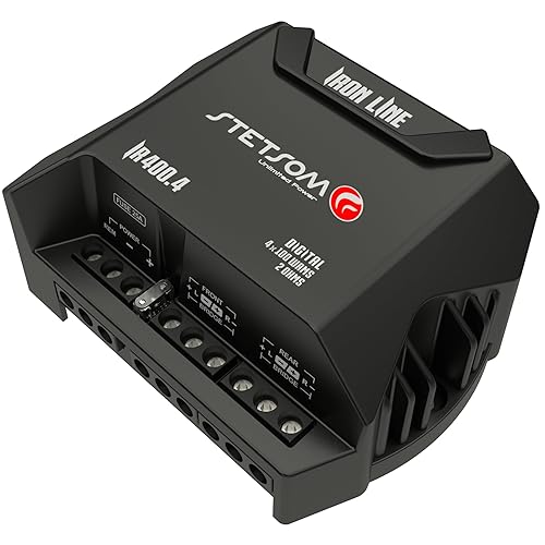 STETSOM IRON LINE 4 CHANNEL AMPLIFIER – IR 400.4