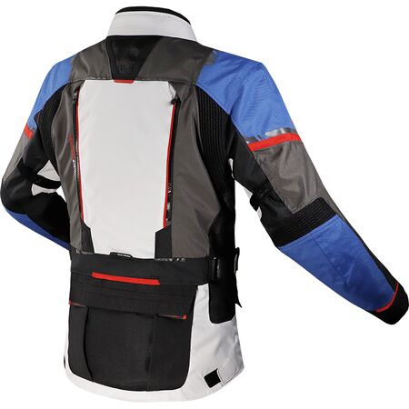 LS2 NORWAY WATERPROOF TOURING JACKET- BLUE WHITE