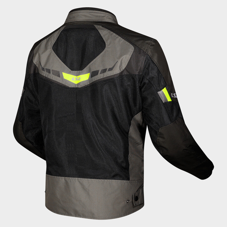 LS2 GARDA AIR MAN JACKET GREEN BLACK