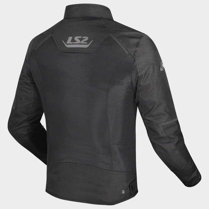 LS2 BREEZE MAN JACKET BLACK BLACK