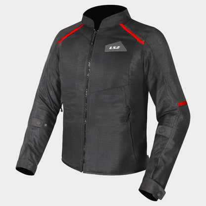 LS2 BREEZE MAN JACKET BLACK RED