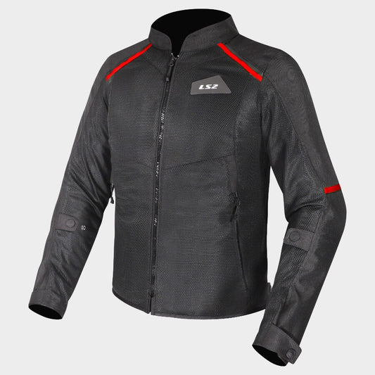 LS2 BREEZE MAN JACKET BLACK RED