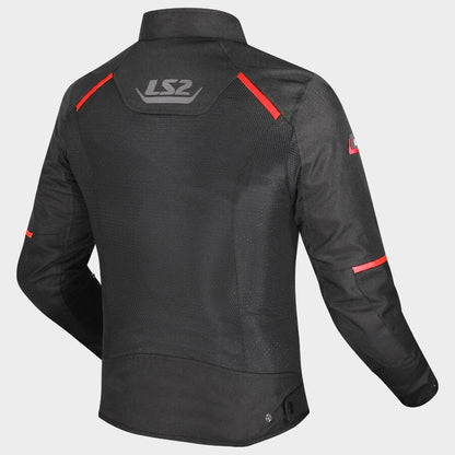 LS2 BREEZE MAN JACKET BLACK RED
