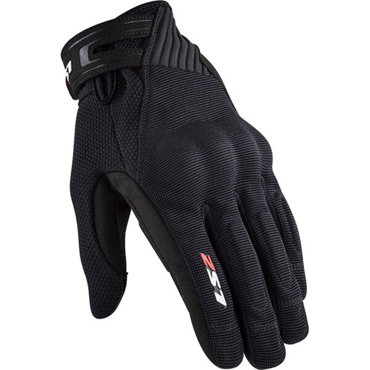 LS2 DART II GLOVES BLACK