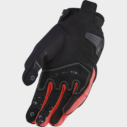 LS2 DART II GLOVES BLACK RED