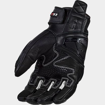 LS2 SPARK II LEATHER BLACK WHITE