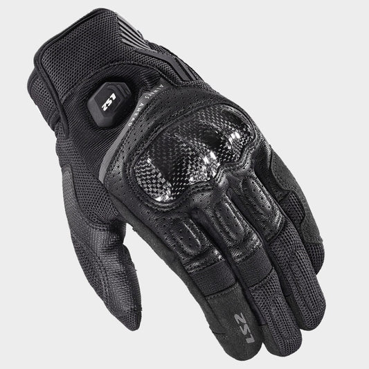 LS2 ATOM GLOVES BLACK