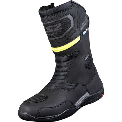 LS2 GOBY MAN BOOTS WATERPROOF BLACK H-V YELLOW
