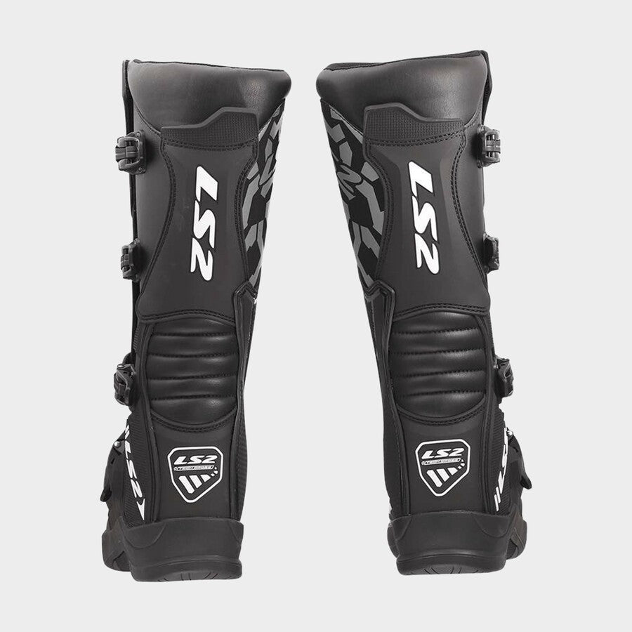 LS2 RAPTOR MOTORCYCLE BOOTS BLACK